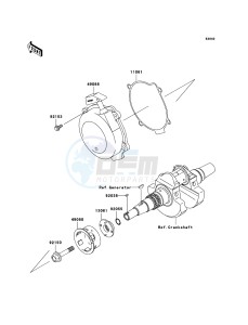 KVF650 4x4 KVF650D6F EU GB drawing Recoil Starter(-VF650AE640351)