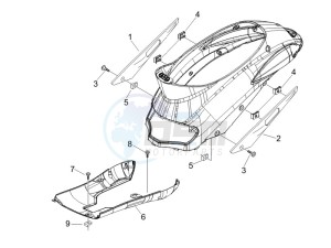 Liberty 125 4t Sport e3 (UK) UK drawing Side cover - Spoiler