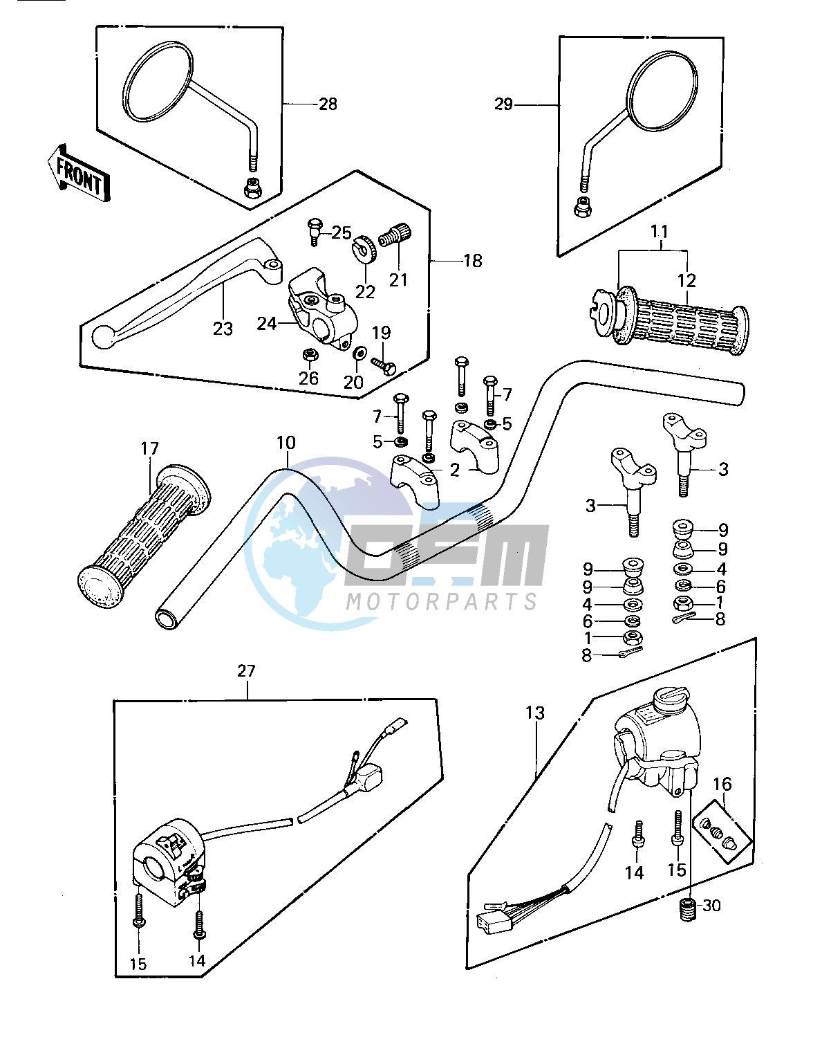 HANDLEBAR -- 80 A1- -