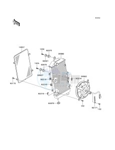 VN 900 D[VULCAN 900 CLASSIC LT] (6F-9F) D8F drawing RADIATOR