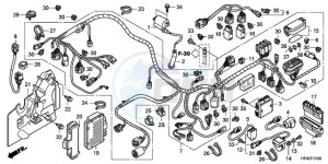 TRX420FMA Europe Direct - (ED / 4WD) drawing WIRE HARNESS