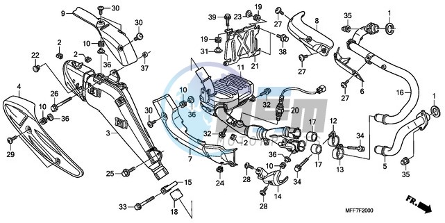 EXHAUST MUFFLER