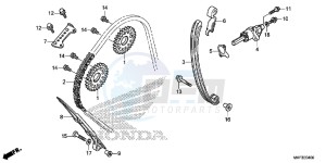 CBR1000S1H 2ED - (2ED) drawing CAM CHAIN/ TENSIONER