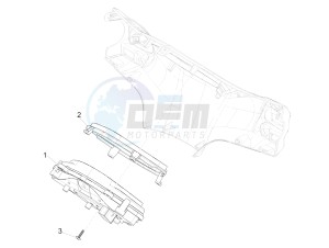 Liberty 125 iGet 4T 3V ie ABS (EMEA) drawing Meter combination - Cruscotto