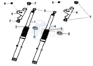 WOLF 125 drawing INNER LEG