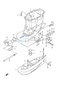 DF 250 drawing Drive Shaft Housing