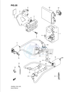 DL650 drawing ELECTRICAL (DL650L1 E2)