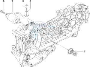 Beverly 125 drawing Starter - Electric starter