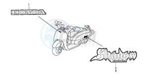 SRX90 50 drawing MARK/EMBLEM