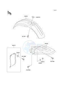 KX 80 W [KX80] (W1-W3) [KX80] drawing FENDERS