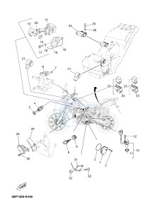 XT660ZA XT660Z ABS TENERE (2BE4 2BE4 2BE4) drawing ELECTRICAL 2