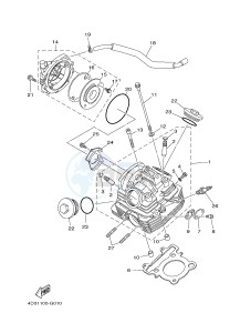 YFM250R YFM25RB RAPTOR 250 (1BTG 1BTH 1BTJ) drawing CYLINDER HEAD