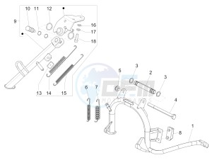 Liberty 125 4t ptt (SL) SL drawing Stand