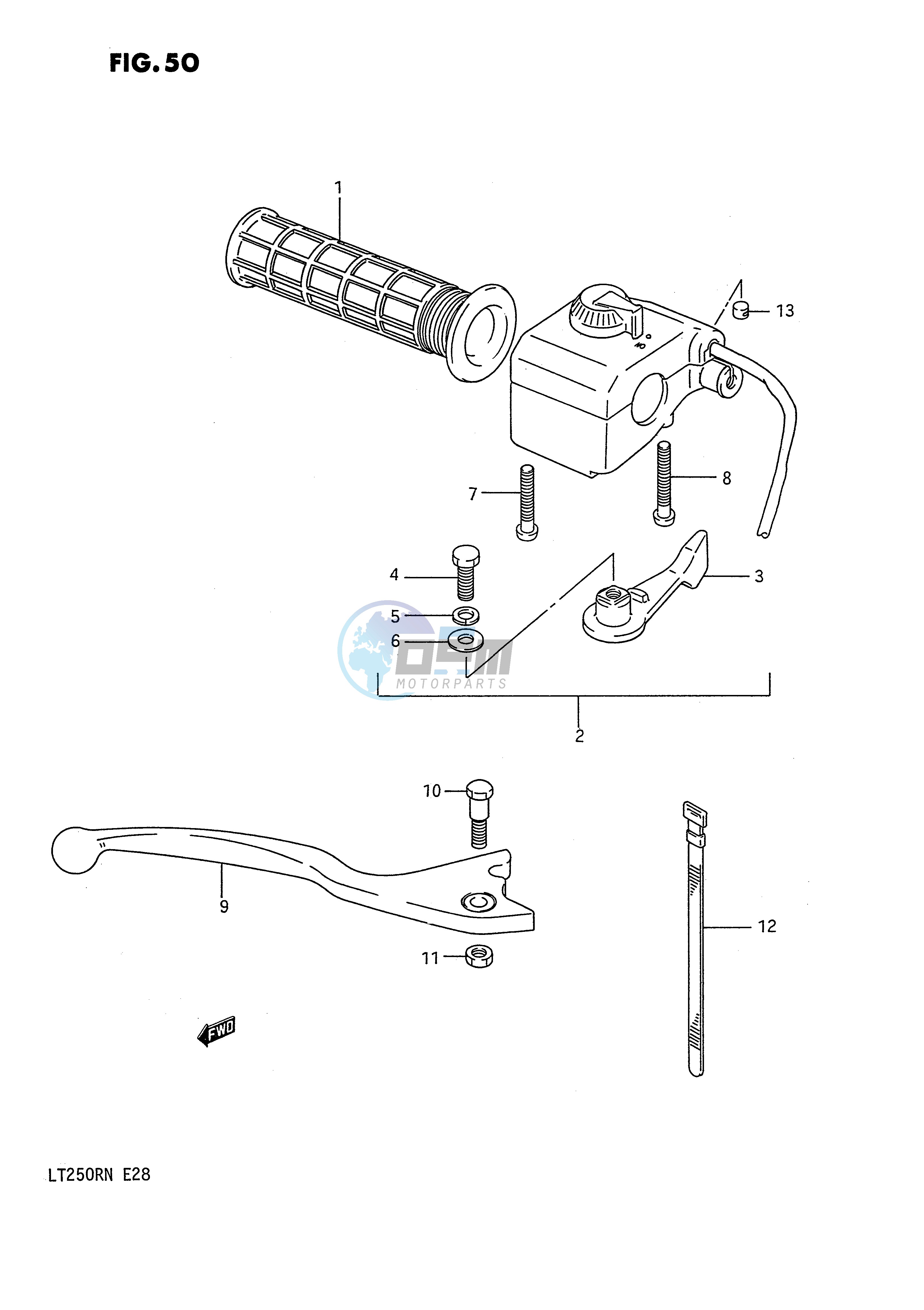 BRAKE LEVER (MODEL F G)