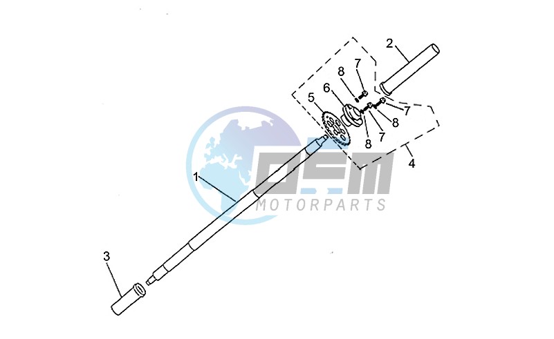 Rear axle