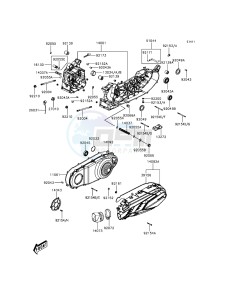 J300 SC300AEFA XX (EU ME A(FRICA) drawing Crankcase