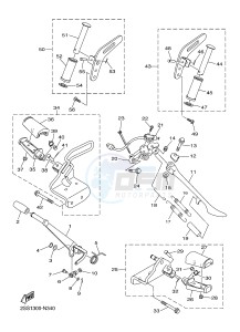 XVS1300CU XVS1300 CUSTOM XVS1300 CUSTOM (2SS4) drawing STAND & FOOTREST