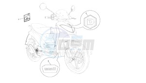 SONAR - 125 CC VTHLS1A1A 4T drawing EMBLEM