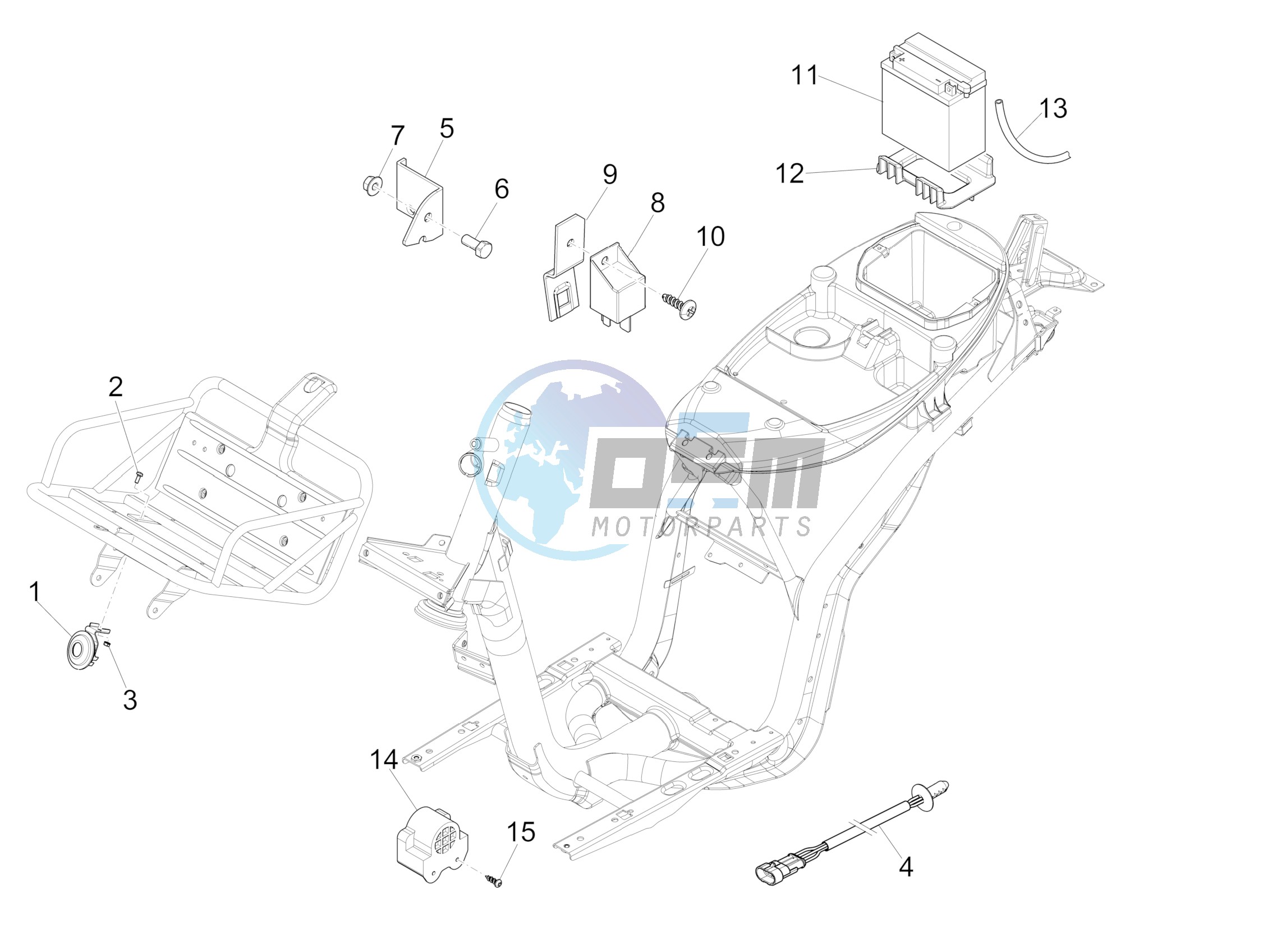 Remote control switches - Battery - Horn