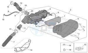 Scarabeo 100 4T e2 drawing Air box