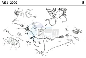 RS1 50 drawing ELECTRICS