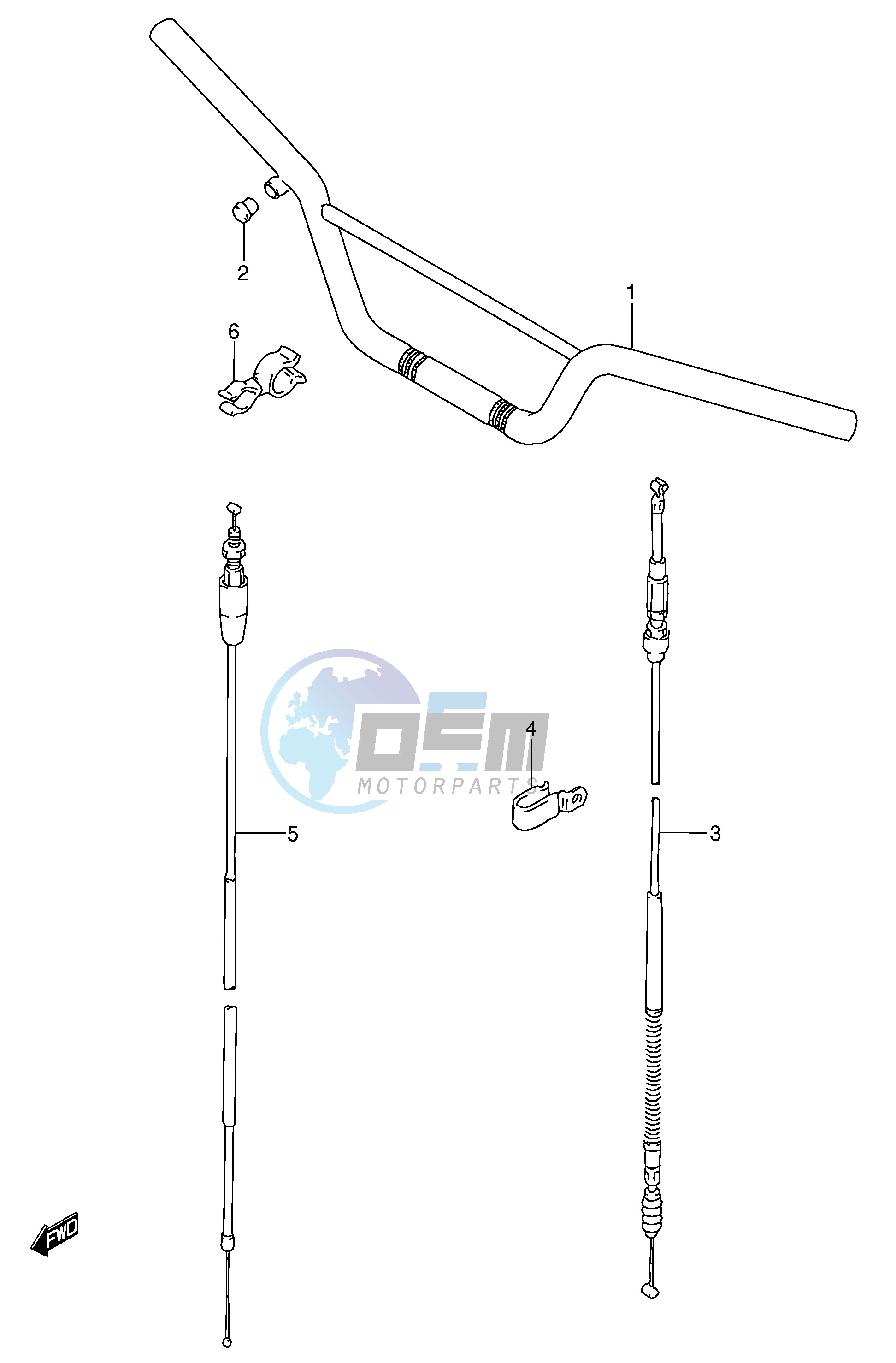 HANDLEBAR - CABLE