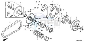 SH125C drawing DRIVEN FACE