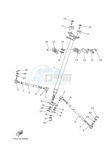 YFM700R YFM70RSBG RAPTOR 700R (2LS7) drawing STEERING