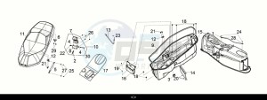 CRUISYM a 300 (LV30W2-EU) (M1) drawing SEAT-LUGGAGE BOX