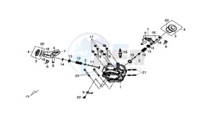 SYMPHONY ST 50 drawing CYLINDER HEAD CPL