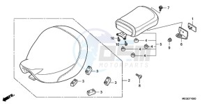 VT750C9 Ireland - (EK / MK) drawing SEAT