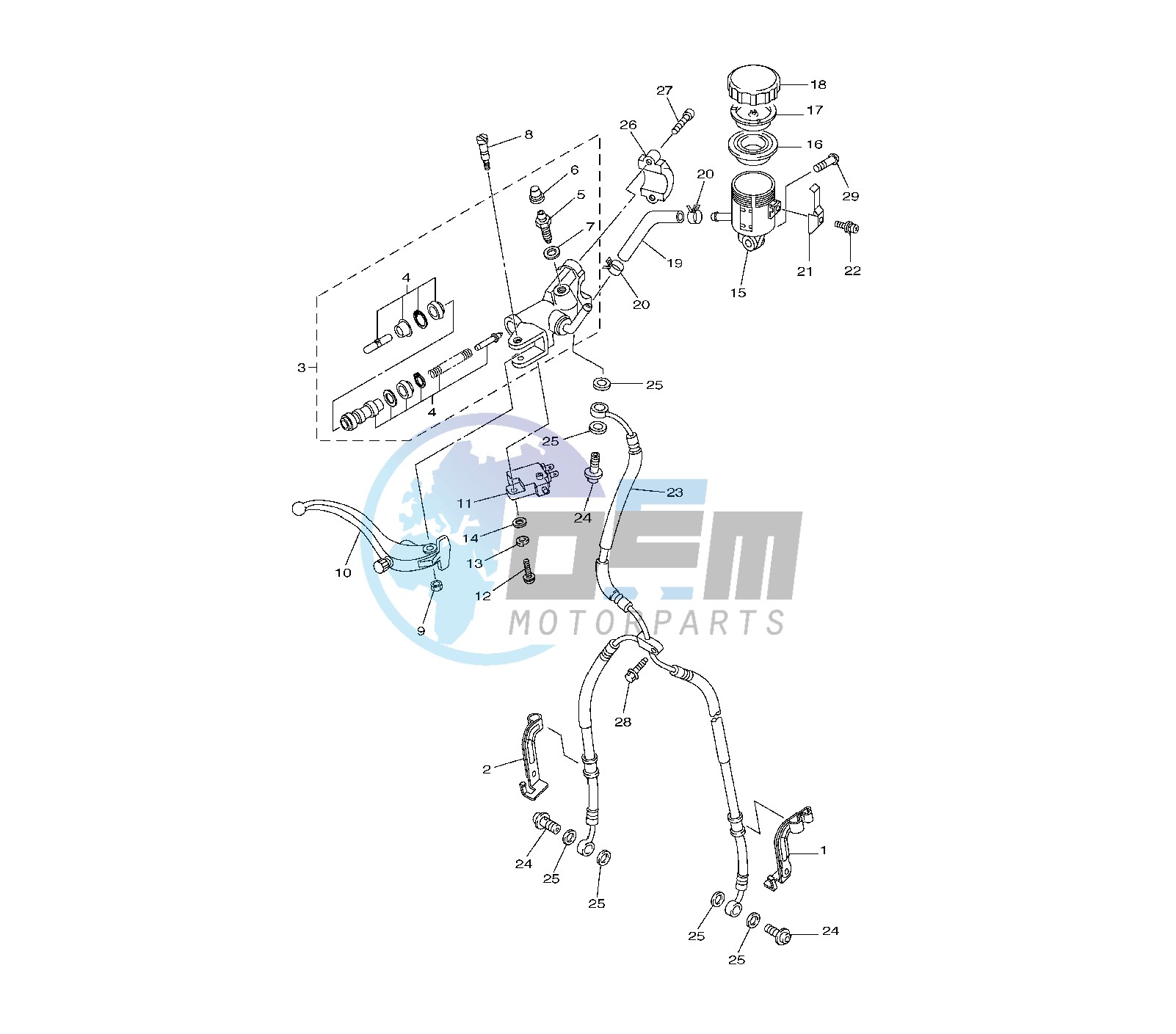 FRONT MASTER CYLINDER