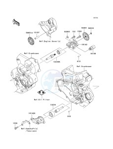 KX 450 D [KX450F] (D6F) D6F drawing OIL PUMP