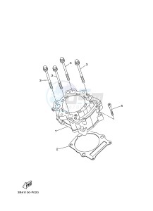 YFM700FWAD YFM7FGPB GRIZZLY 700 EPS (1HPD 1HPE) drawing CYLINDER