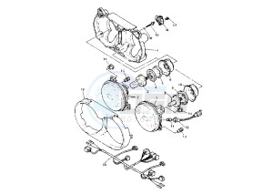 XTZ TENERE 660 drawing HEADLIGHT EUROPE