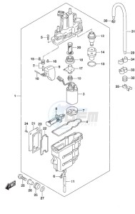 DF 40A drawing Fuel Vapor Separator