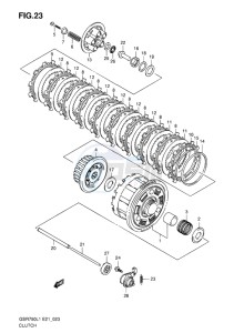 GSR750 EU drawing CLUTCH