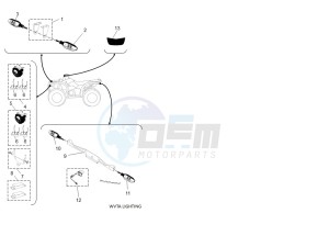 YFM450FWBD KODIAK 450 EPS (BHT1) drawing WVTA Lighting