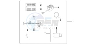 ST1300A9 France - (F / ABS CMF MME) drawing HEATED GRIPS W/TH