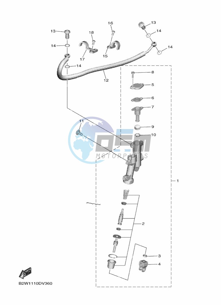 REAR MASTER CYLINDER