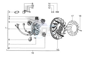 FL2 50 drawing Cdi magneto assy