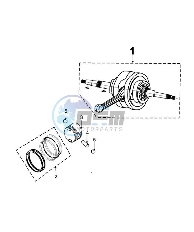 CRANKSHAFT AND CYLINDER