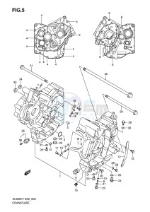 DL650 (E2) V-Strom drawing CRANKCASE