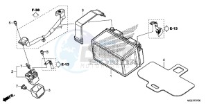 CB500XAF CB500X UK - (E) drawing BATTERY