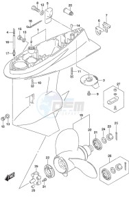 DF 60A drawing Gear Case High Thrust