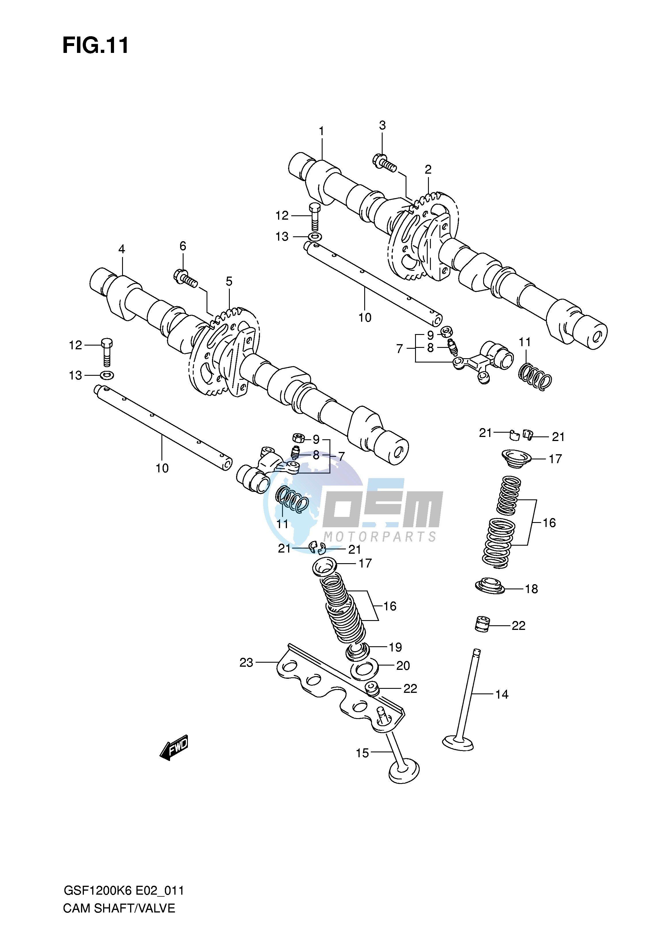 CAM SHAFT   VALVE