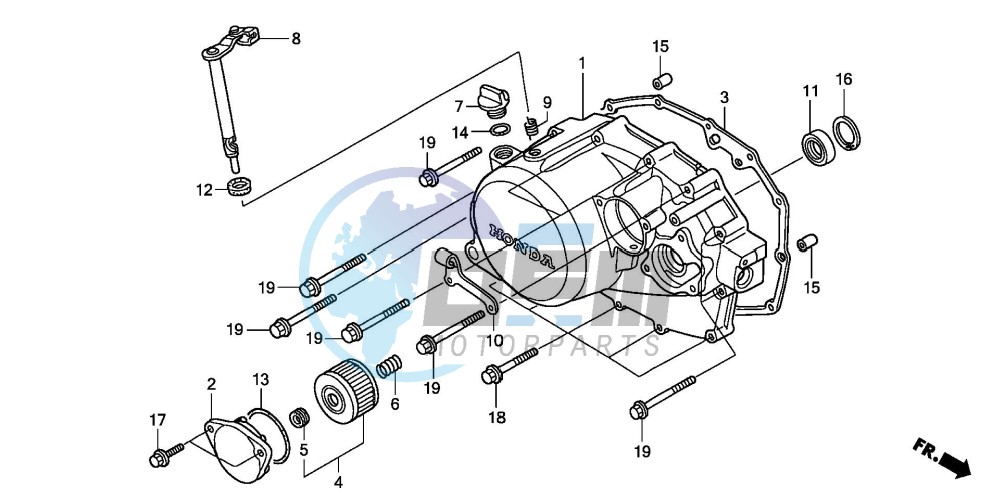 RIGHT CRANKCASE COVER