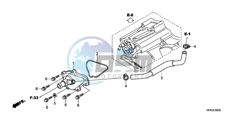 WATER PUMP COVER