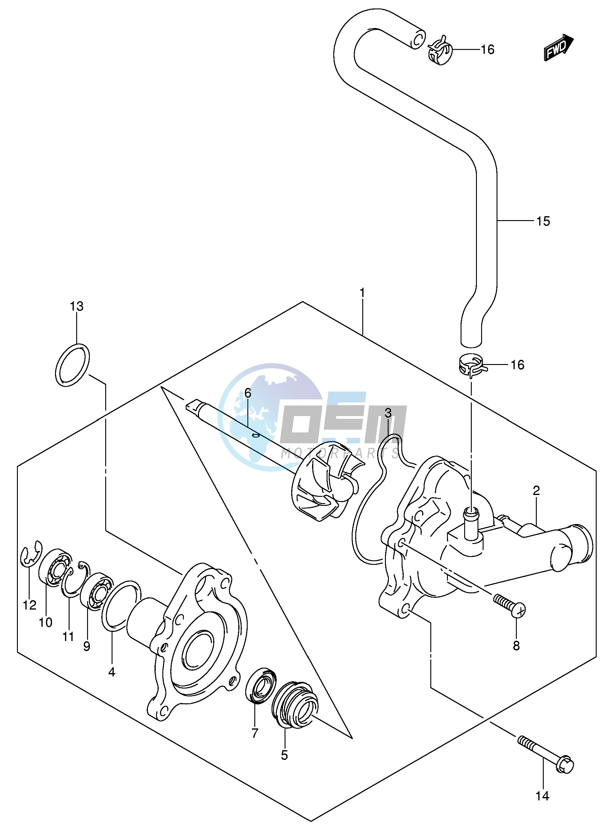 WATER PUMP (MODEL K5)