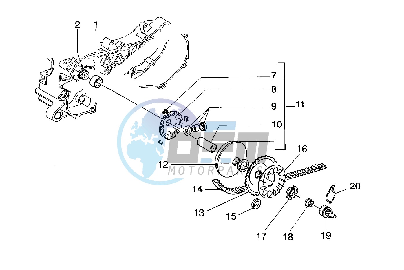 Driving pulley